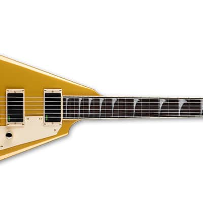 ESP LTD KH-V Electric Guitar - Metallic Gold image 4