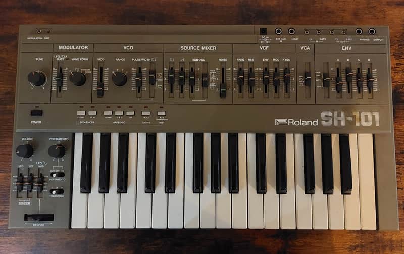 Roland SH-101 Monophonic Analog Synthesizer 1984 image 1
