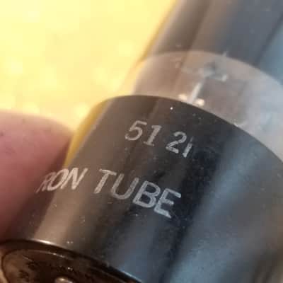 NU National Union balanced 6SN7GT tNOS AT1000 TESTED Vacuum Tube greyglass black glass dual triode 1950-1952 image 7