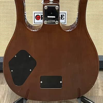 Hondo II HP-1081 Longhorn Guitarlin 31 Frets 1980 - Walnut image 8