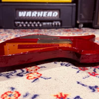 2015 B.C. Rich Mockingbird STC Slash - Made In Korea - Trans Red AAA Quilted Maple Top image 21