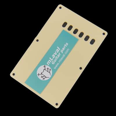 Tremolo Cover Back Plate for Yamaha Electric Guitar, 1-ply Cream image 4