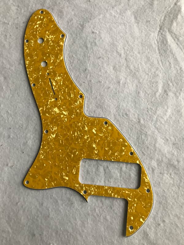 For Fender US Telecaster Thinline/Tele 69 P90 Guitar Pickguard,4 Ply Gold pearl image 1