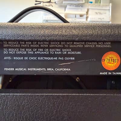Fender Sidekick Reverb 25 Amplifier Blackface Vintage ba6501 image 5
