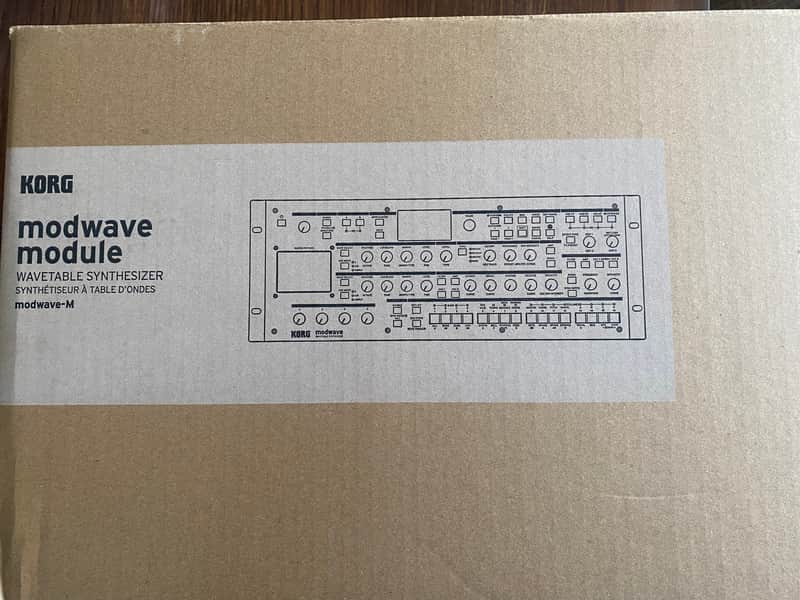 Korg Modwave MkII Module Wavetable Synthesizer 2024 - Present - Black image 1
