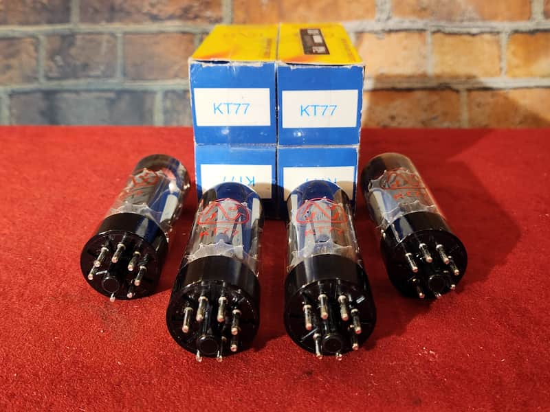 JJ Electronic KT77 Power Tube Quad Set w/ Original Boxes | Reverb