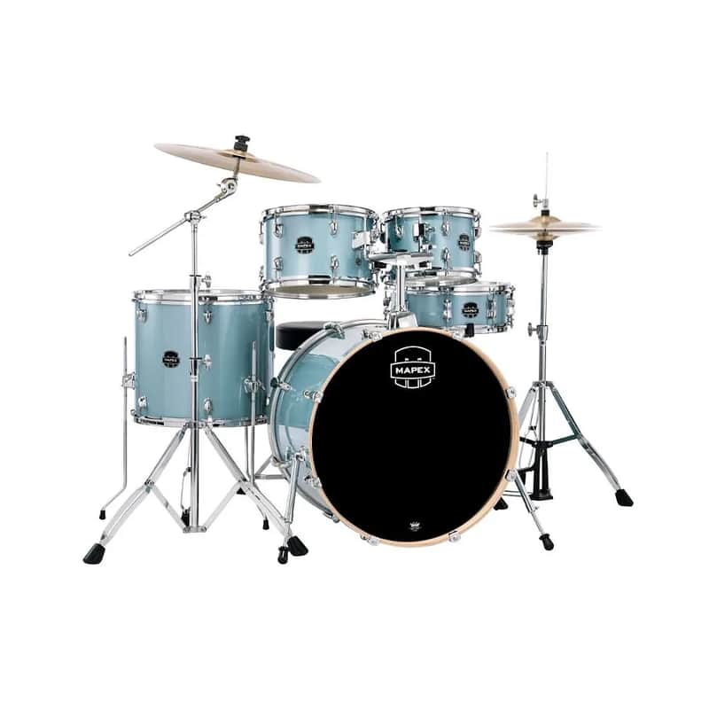 Mapex VE5294FTC Venus Rock 10x8 / 12x7 / 16x14 / 22x16 / 14x5" 5pc Drum Kit with Hardware image 1