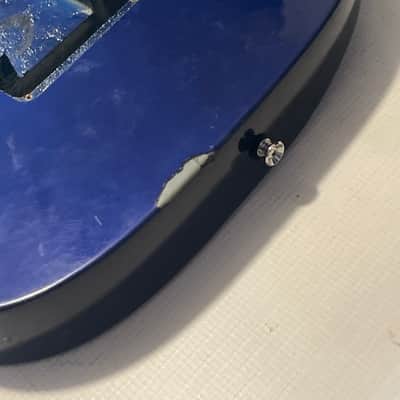 1997 Korean Ibanez RG470 Candy Blue Basswood Guitar Body Floyd Ready image 16