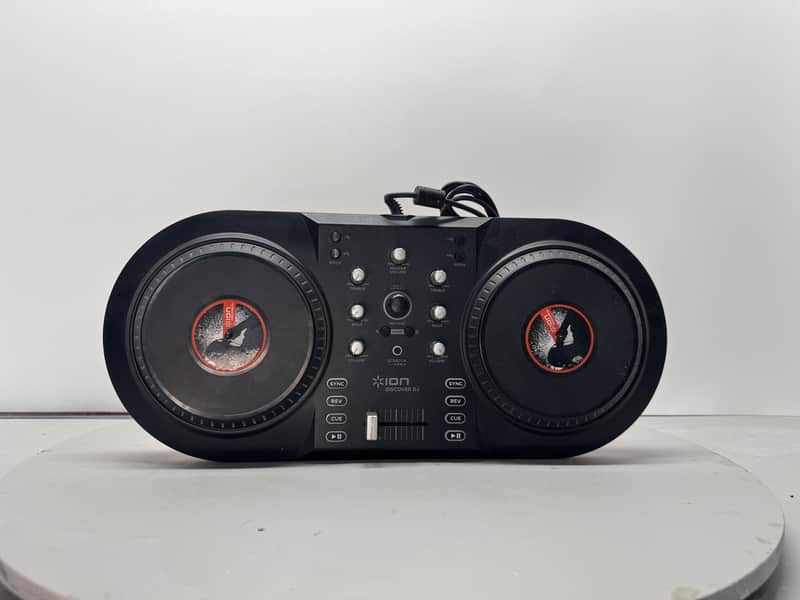 iON Discover DJ Pro Audio Mixer 2 Channel DJ Mixing Console USB Interface image 1