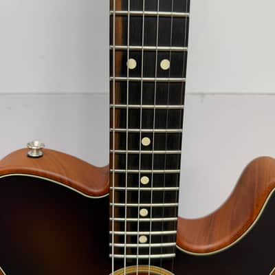 Used Fender American Acoustasonic Telecaster Acoustic Electric Guitar with Fender Gig Bag Sunburst 2019 image 7