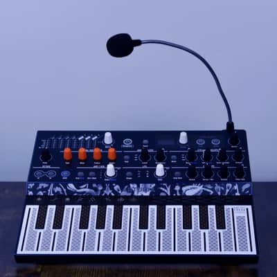 Arturia MicroFreak Algorithmic Synthesizer - Standard Black | Includes: Vocoder Microphone + Carrying Case + Decksaver + Stand