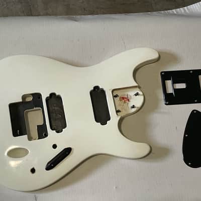 2000's Indonesia Ibanez S7320 7 String White Guitar Body ZR Tremolo Ready image 1