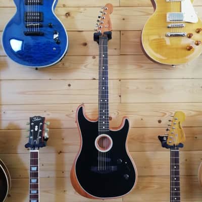 Fender American Acoustasonic Stratocaster - Black image 5