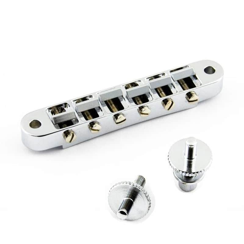 ABM 2504-C Nashville Style Tuneomatic Bridge Chrome image 1