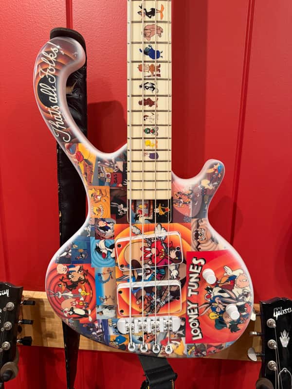Jens Ritter Custom 4 String Bass 2015 -Looney Tunes image 1