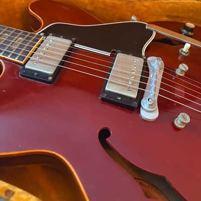 Project! 1963 Gibson ES-335TD Cherry Bigsby w/OHSC image 15