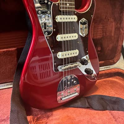 Fender Limited Edition Parallel Universe Series Jaguar Strat 2018 - Candy Apple Red image 2