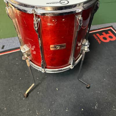 Yamaha  80's Vintage Recording Custom 14x14 Floor Tom - Cherry Red image 4