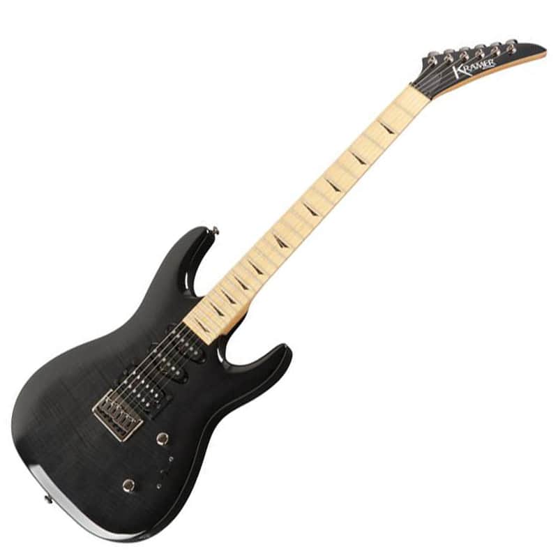 Kramer Striker 211 Super Strat SSH Hardtail Trans Black | Reverb