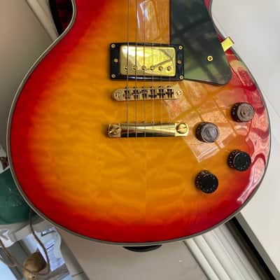 SX Les Paul Custom  Cherry Burst 7lbs 6 oz image 8