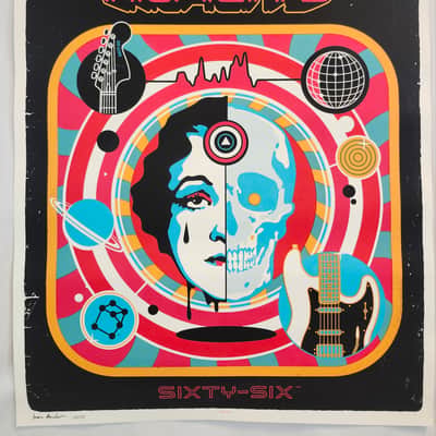 Fender Rare Alternate Reality Sixty-Six Store Promo Poster, Only 300 Made, Ivan Minsloff image 1