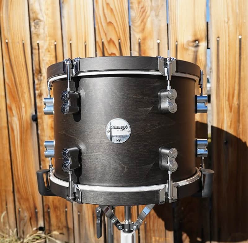 PDP/DW Concept Maple Classic Series - Ebony Satin 9 x 13" Tom (No-Mount) image 1