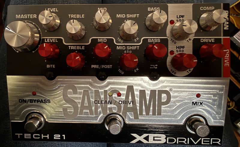 Tech 21 SansAmp XB Driver 2024 - Present - Silver image 1
