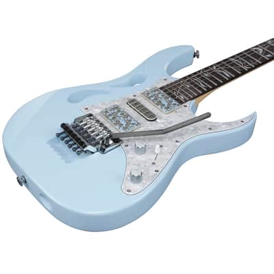 Ibanez PIA3761C-BLP Steve Vai Signature 6-String Solid Body Electric Guitar with Rosewood Fretboard, Right-Handed, Blue Powder image 7
