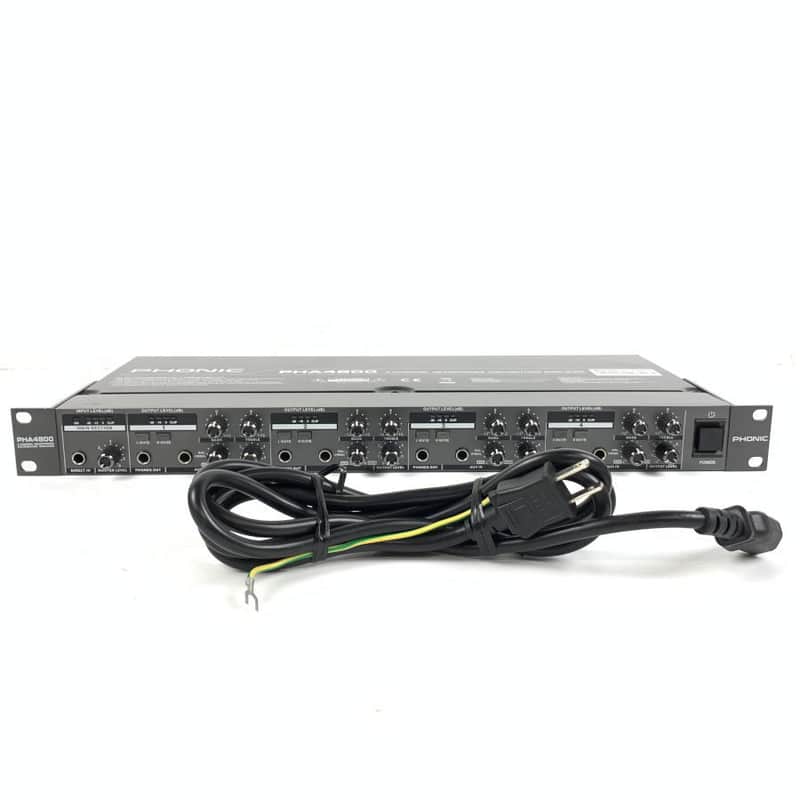 PHONIC PHA4800 Signal Processors 2010s - Black TGHM image 1