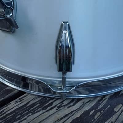Tama Japan RARE Swingstar Tom 12" Red badge 1983 - Metallic white image 8
