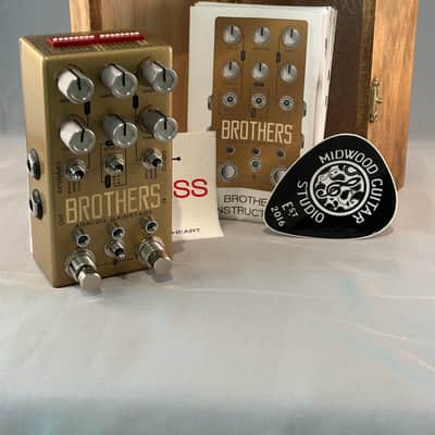 Chase Bliss Audio Brothers Analog Gainstage 2017 - Gold w/midi port box image 7