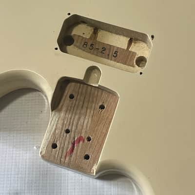 1980's Matsumoku Era Made in Japan Kramer Focus 2000 Aged White Guitar Body Floyd Ready image 10