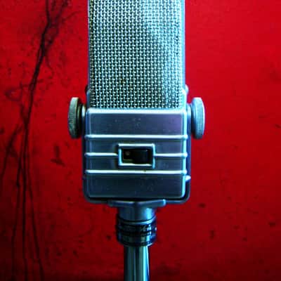 Vintage 1940's Electro-Voice V-1 Ribbon Velocity Microphone Hi Z WORKS w stand V-2 V-3 image 3