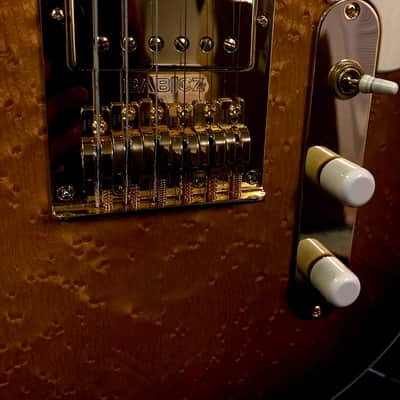 Holzknecht Guitars Harlan, Birdseye Maple Top, Boutique, Custom Shop Chambered Double Cut, Benedetto image 10