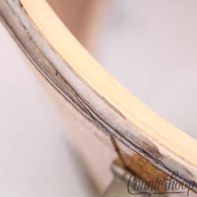 Ludwig 15x12"Transition Badge Tom Drum 3ply Mahogany Gold Sparkle NOB Brass Rims image 12
