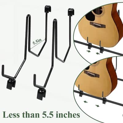 Guitar Stand for Multiple Guitars, 4-tier Guitar Stand, Adjustable Guitar Stand for Bass, Guitar, Electric,3 Holder floor for AMP,Record, Music Album, Music Organizer for Music Home Studio(4-tier) image 2