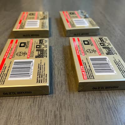 Lot of 4 Maxell XLII 90-Minute Type II High Bias Blank Cassette Tapes - Sealed NOS image 5