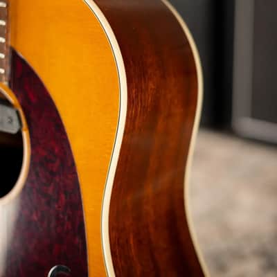 Epiphone Masterbilt Texan FT79 Acoustic Guitar with Fishman Pick-up - Natural with Hardshell Case - Used image 14