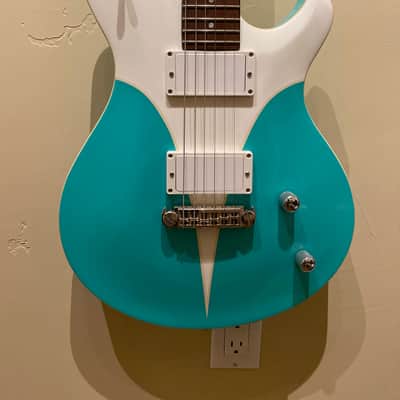 Jason Z. Schroeder USA Custom Chopper 2013 Made by Gene Baker - 1 of only 2 Seafoam And White image 1