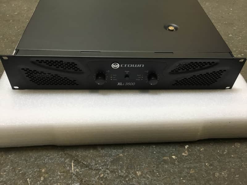 Crown XLI 3500 2-Channel 1350-Watt Power Amp - Black image 1