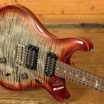 PRS SE Custom | Custom 24 - Charcoal Cherry Burst image 5