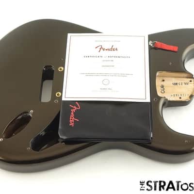 Fender American Ultra II Stratocaster Strat BODY, USA Guitar Alder Texas Tea image 2