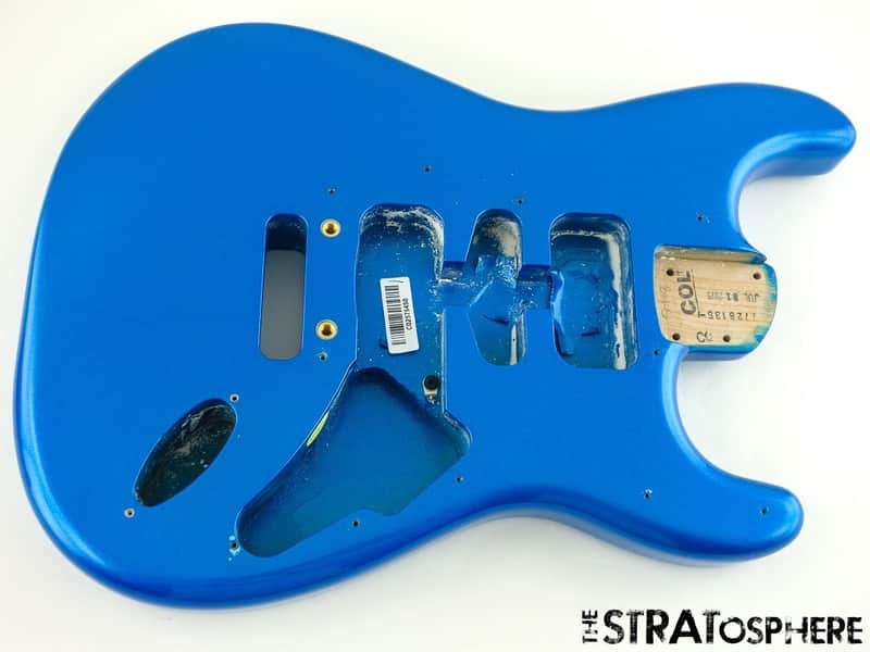 Fender American Ultra II Stratocaster Strat BODY, USA Guitar Alder Noble Blue! image 1
