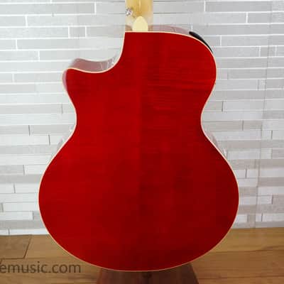 Ibanez AE170-NTR - Natural Top / Transparent Red Back and Sides image 2