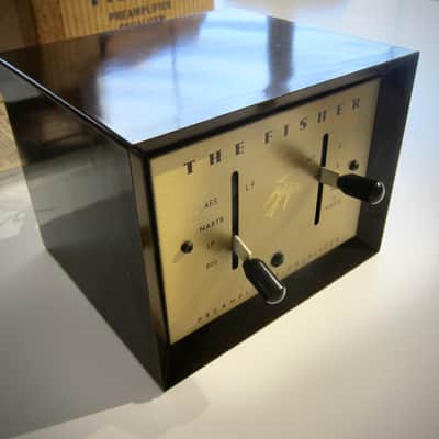 The Fischer Model 50-PR Vintage Preamplifier and Equalizer Circa-1940s-Brown Bakelite image 7