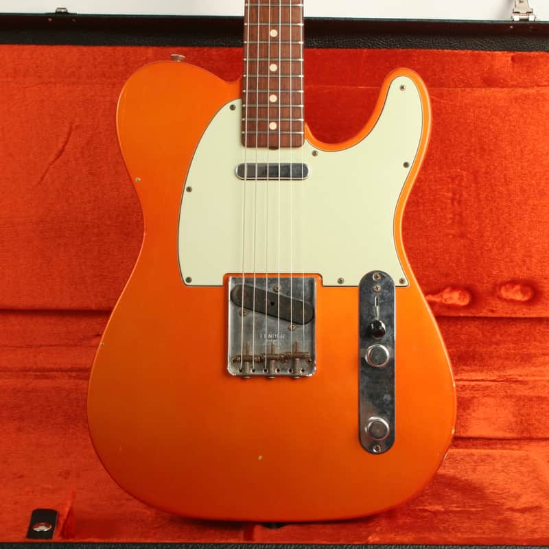 Fender Custom Shop 60's Telecaster Journeyman Relic Candy Tangerine 2014 Pre-Owned image 1