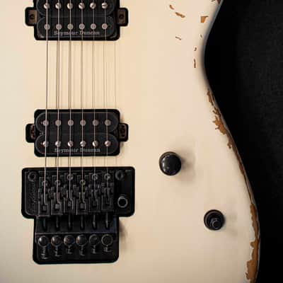 CHARVEL Pro-mod Relic San Dimas Style 1 HH Fr Pf PF Weathered White image 11