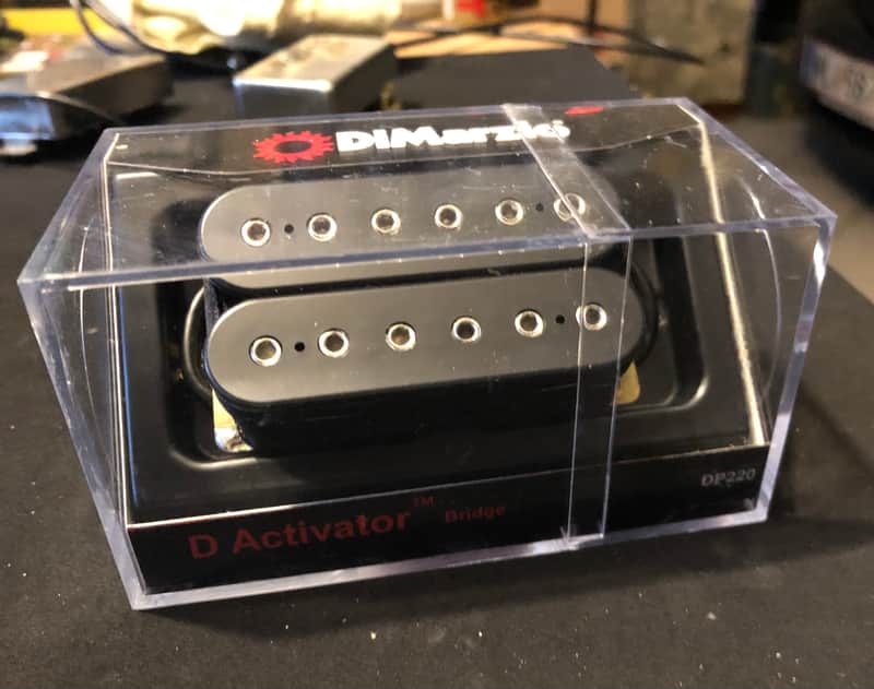 DiMarzio DP220BK D Activator Bridge Humbucker image 1