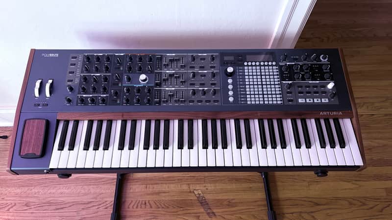 Arturia PolyBrute 61-Key Synthesizer 2021 - Present - Black image 1