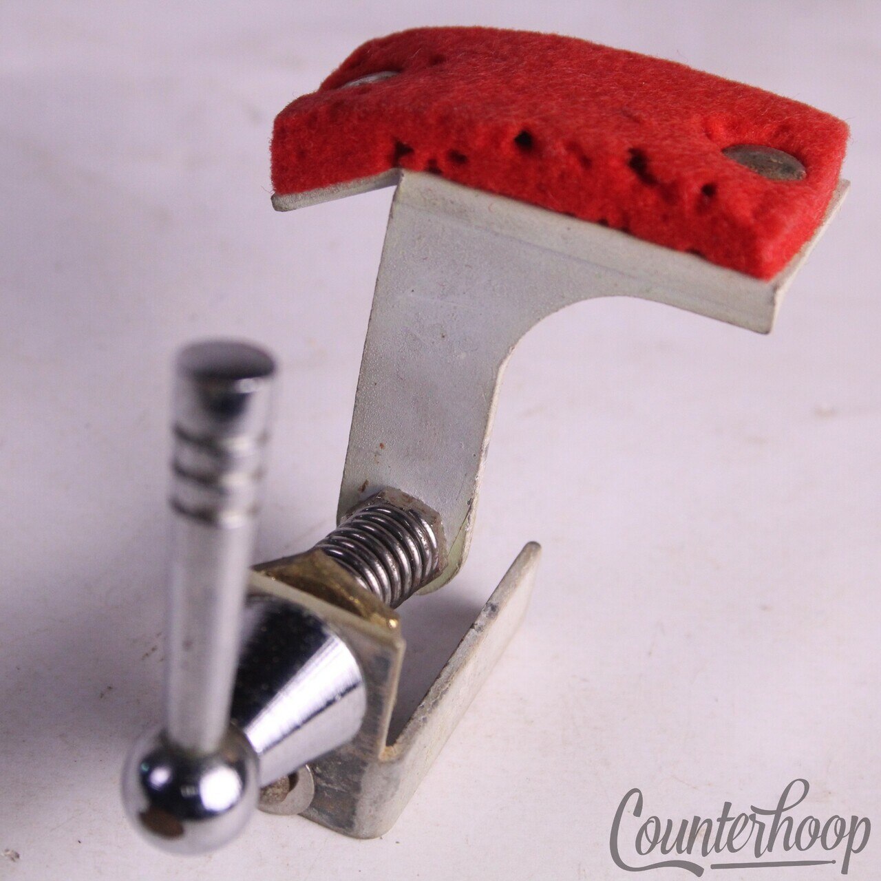 Ludwig Red Felt Baseball-Bat Muffler Vintage Classic Snare/Tom Drum 60s Chrome* — main photograph